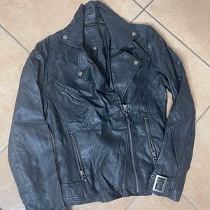 MAX STUDIO // FAUX LEATHER JACKET